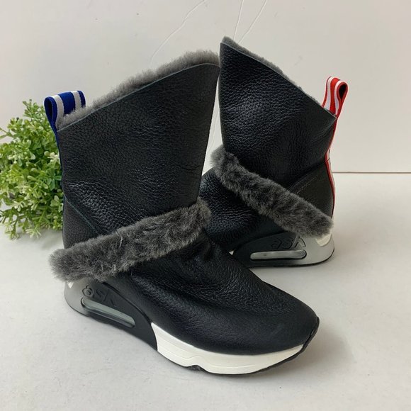 Ash Laika Shearling Sporty Sock Boot 